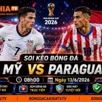 Soi Kèo Bóng Đá Mỹ vs Paraguay, 08h00 Ngày 13/6/2026